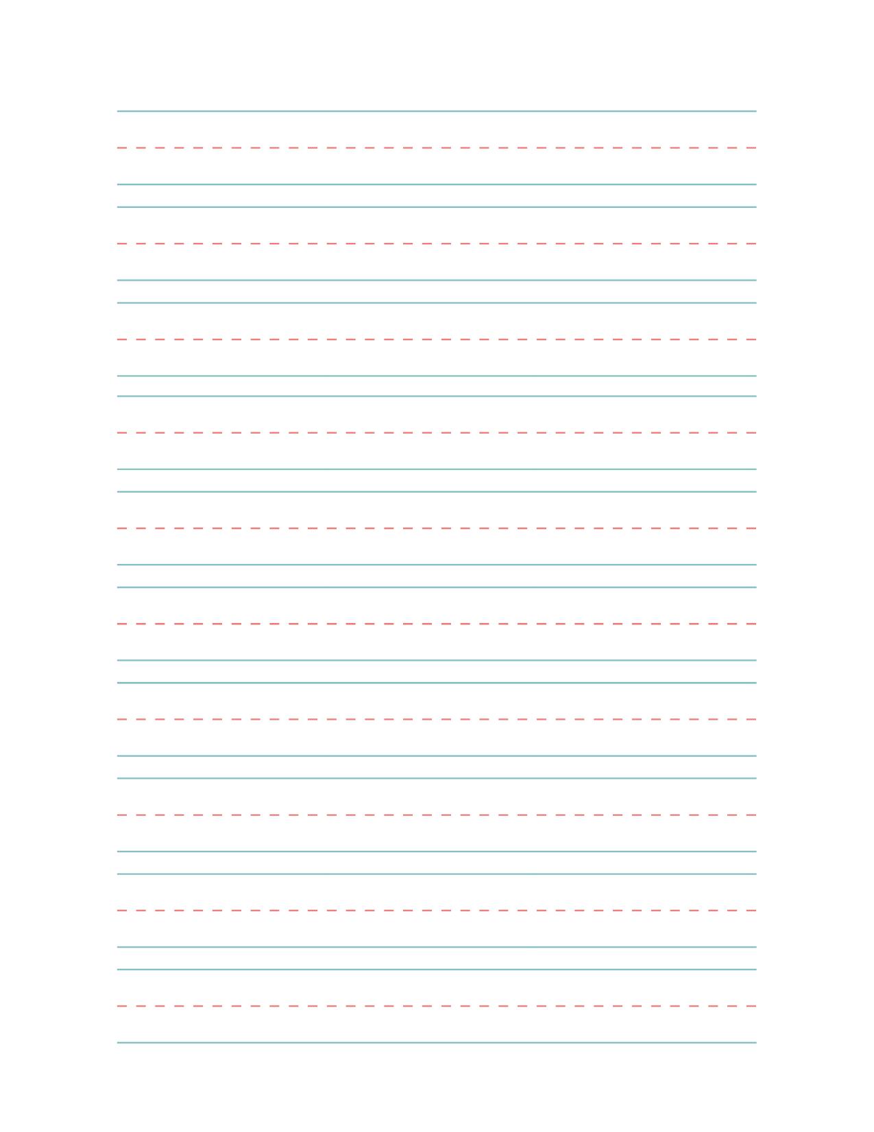 Handwriting Paper for Beginners – Sudden Homeschool