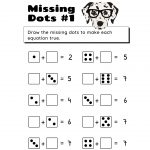 Missing Dots Worksheet