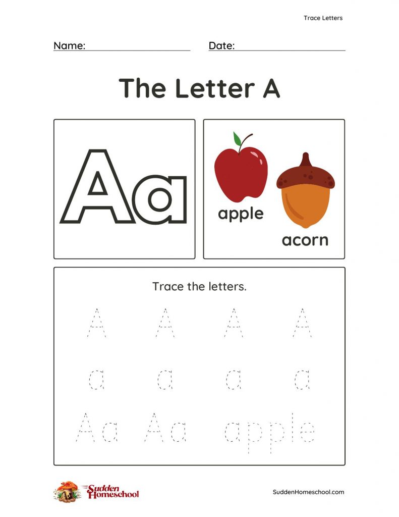 preview of "Trace the Alphabet" Worksheets
