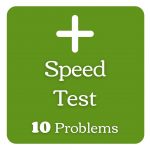 Add within 100 Speed Quiz, 10 Items