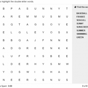 Double letters spelling word search preview