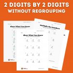 Preview of 2-digit multiplication worksheets